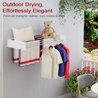 Wall Mounted Drying Rack 31.5", Foldable Laundry Drying Rack - Image 3