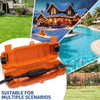 6 Pack Outdoor Extension Cord Safety Cover, Waterproof - Image 6