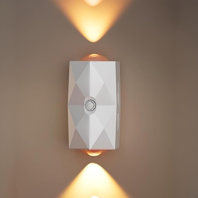 Rechargeable Motion Sensor Night Light, Magnetic RGB Color Changing LED Ambient by ZSYZDL