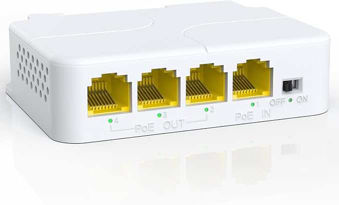 YuanLey 4 Port PoE Extender Gigabit by YuanLey