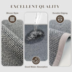 Braided Doormat Grey 17"x30", Non Slip, Back Door - Image 5