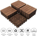 Yaheetech 27PCS Interlocking Deck Tiles Outdoor Patio Floor - Image 4