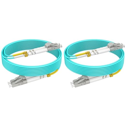 OM3 LC LC Fiber Patch Cable, 165ft Multimode Fiber Optical Cable, Options by RamboCables