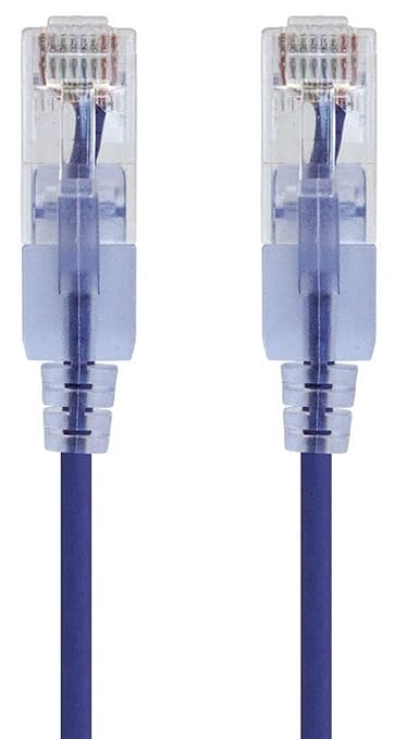 Monoprice - 116318 SlimRun Cat6A Ethernet Patch Cable - Snagless RJ45 UTP Pure by Monoprice
