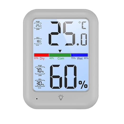 Digital Hygrometer Thermometer by JLENOVEG