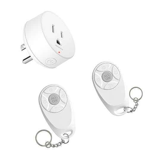 Remote Control Outlet, Wireless Light Switch, 500ft Range, No Wiring Needed by greencycle