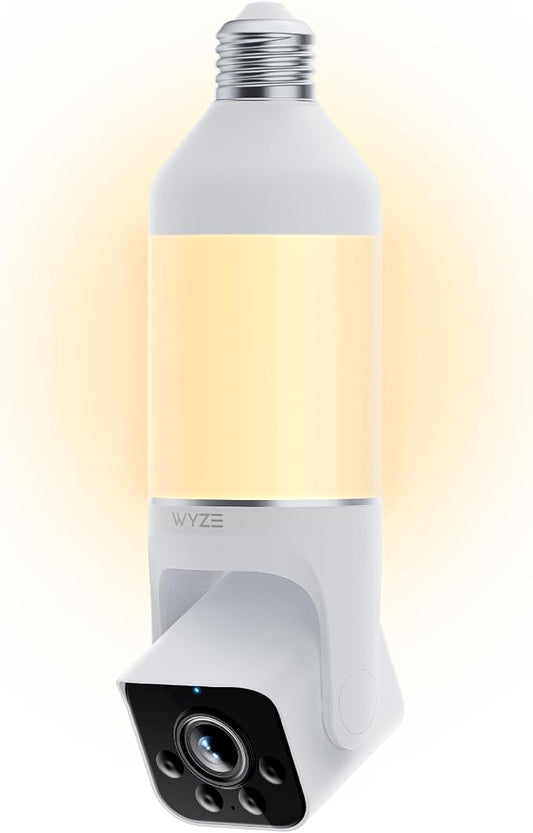 WYZE Bulb Cam - 2K HD Smart Light Bulb Security Camera by WYZE