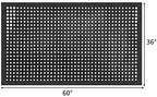 ROVSUN Rubber Floor Mat with Holes, Anti-Fatigue/Non-Slip Drainage Mat - Image 7