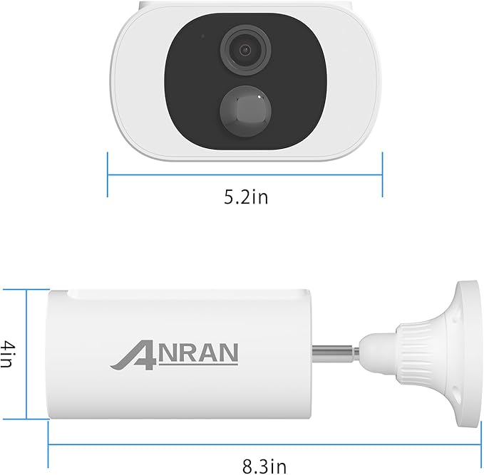 ANRAN 2K Solar Security Cameras Wireless Outdoor, 2.4Ghz WiFi Surveillance - Image 9