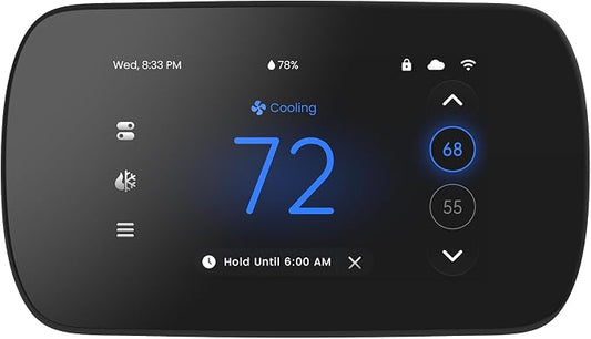 Smart Thermostats for Home, WiFi Thermostats 4.3 Inches Touch Screen Compatible by EdgeAnt