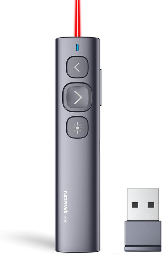 Norwii N95 Presentation Clicker, PowerPoint Clicker by Norwii