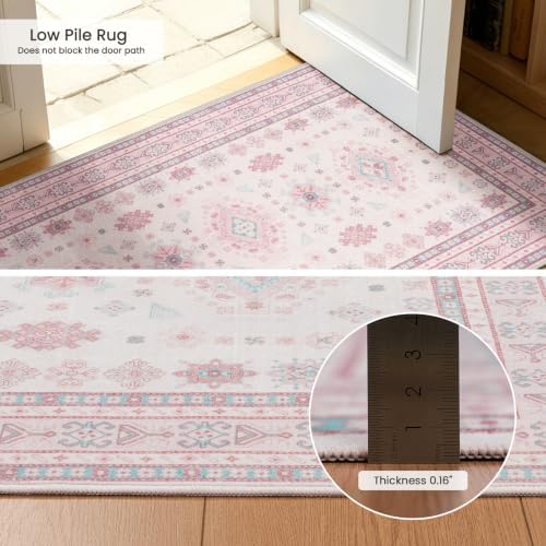 3x5 Area Rug Washable Non Slip Carpet - Image 4