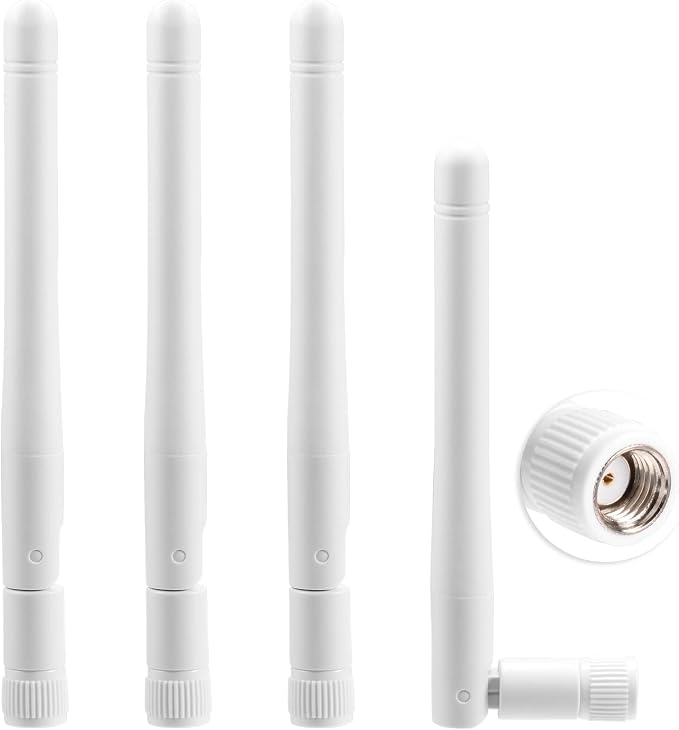 Bingfu External WiFi Antenna RP-SMA 2.4GHz 5GHz 5.8GHz 3dBi Dual Band Wireless - Image 3