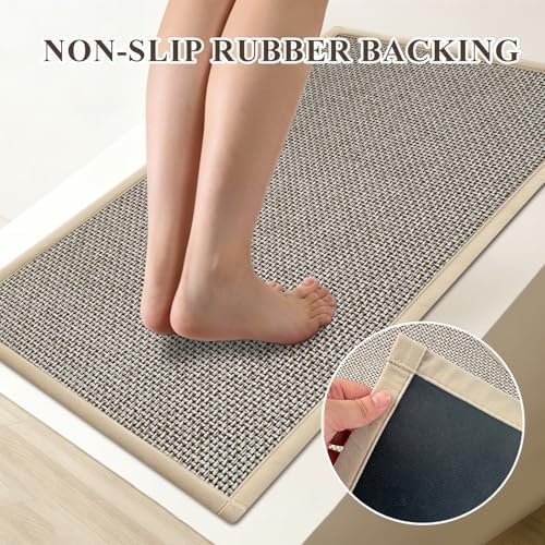 Braided Doormat Brown 17"x30", Non Slip, Back Door - Image 6
