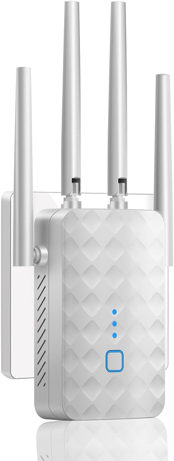 WiFi Extender Signal Booster for Home: Internet Repeater Range Covers Up to by Lektem