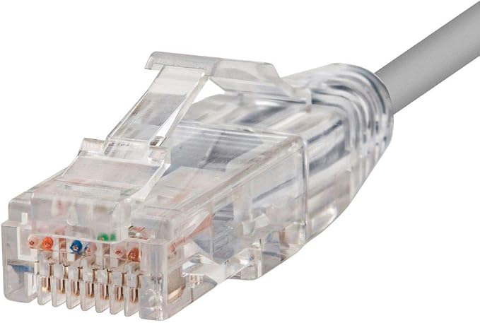 Monoprice Cat6 2ft Gray Component Level Patch Cable UTP 28AWG 550MHz Pure Bare - Image 3