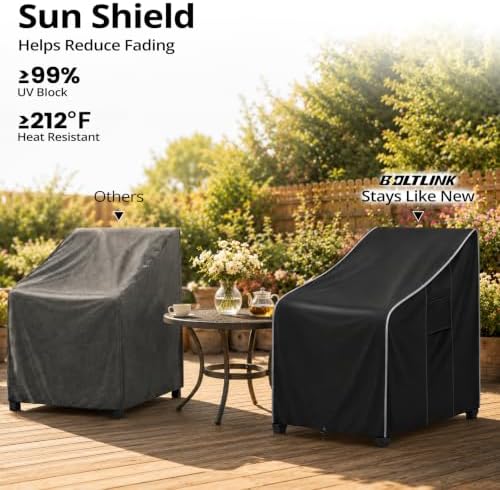Patio Chair Covers Waterproof, Heavy Duty, 2 Pack - Image 7