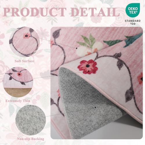 DUKINO 3x12 Washable Runner Rug, Long Hallway Runner Rug Non Slip - Image 4