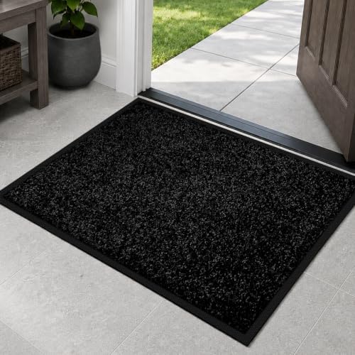 Mibao Super Absorbent Front Door Mat, Non-Slip Washable Indoor Doormats by Mibao
