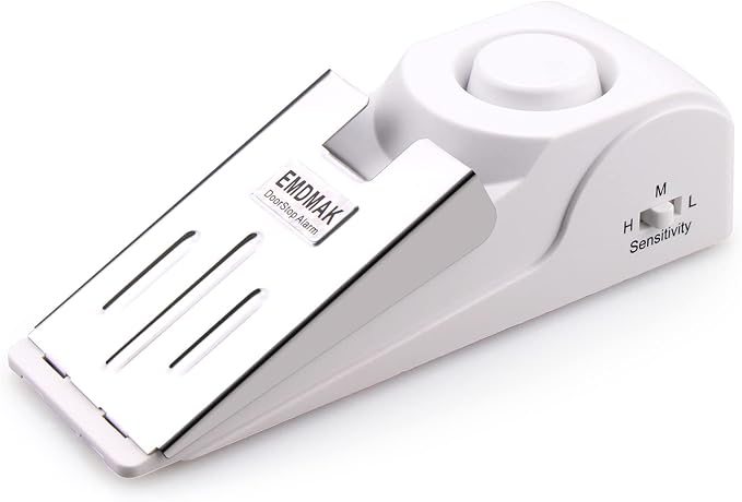 EMDMAK Door Stop Alarm with 120DB Siren Door Stop by EMDMAK%C2%AE