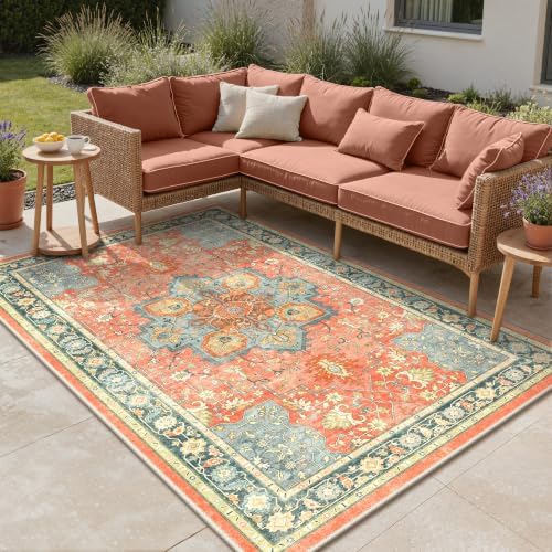 GENIMO Indoor Outdoor Rug, Washable - Image 3