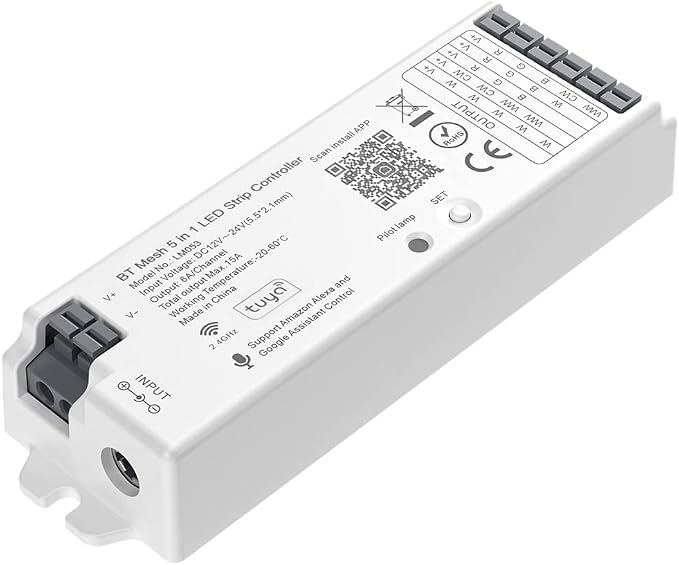 BTF-LIGHTING 5in1 LM053 Tuya Bluetooth Mesh Controller SmartLife TuyaSmart APP by BTF-LIGHTING
