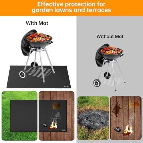 Tamfile Large Fireproof Grill Mat - Image 4