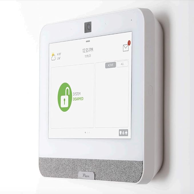 Qolsys IQ Panel 4: Wireless Smart Home Security System Alarm Panel by Qolsys