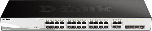 D-Link 28-Port Gigabit Smart Managed Switch | 24 GbE + 4 SFP Combo Ports | L2+ by D-Link