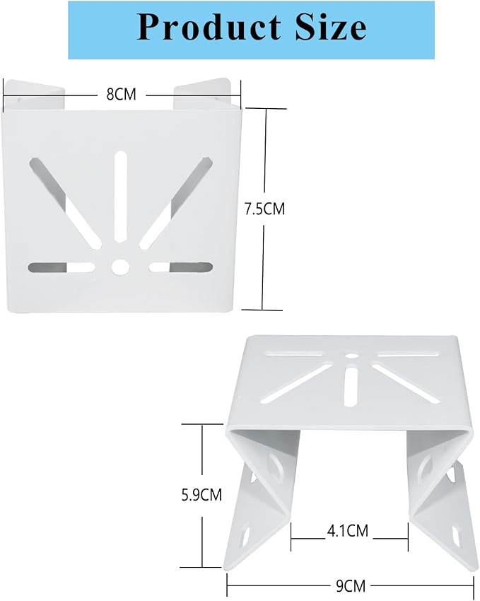 2 Pack Metal Mounting Corner Bracket - Image 7