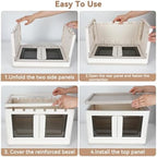 Storage Box, Cabinet with Lids, Extra Large Useful Box, 19 Gallons Capacity - Image 4