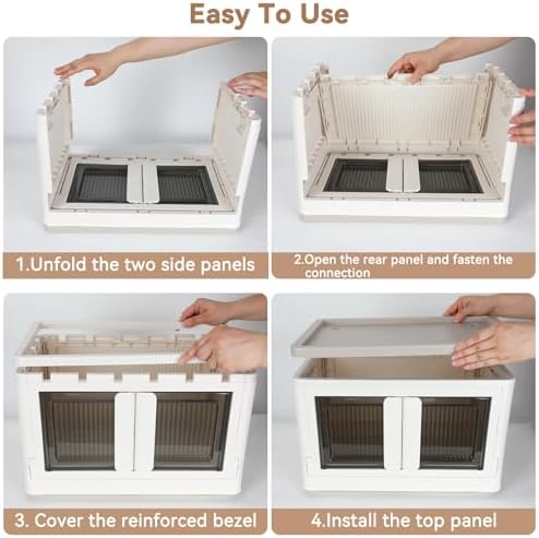Storage Box, Cabinet with Lids, Extra Large Useful Box, 19 Gallons Capacity - Image 4