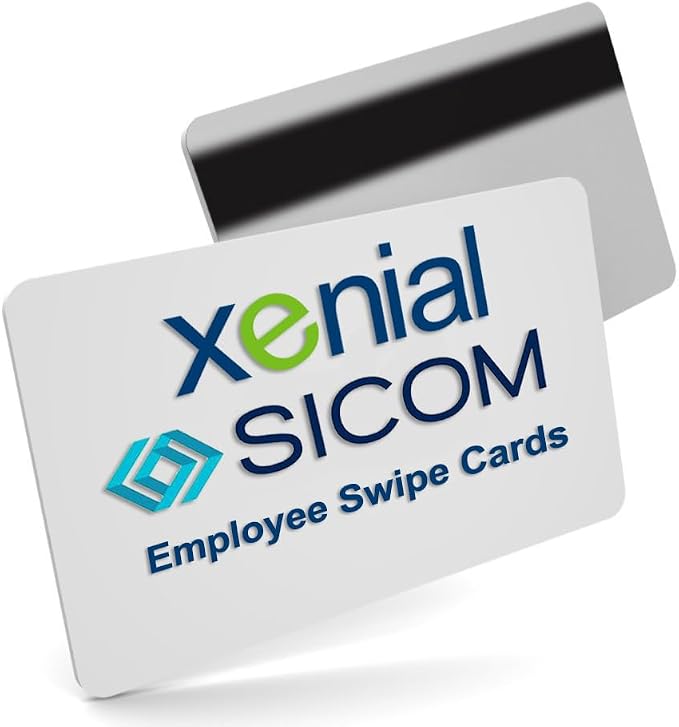 25 Pack Xenial SiCOM POS Employee Access Cards + 1 Card Reader Cleaning Card by POSDepot