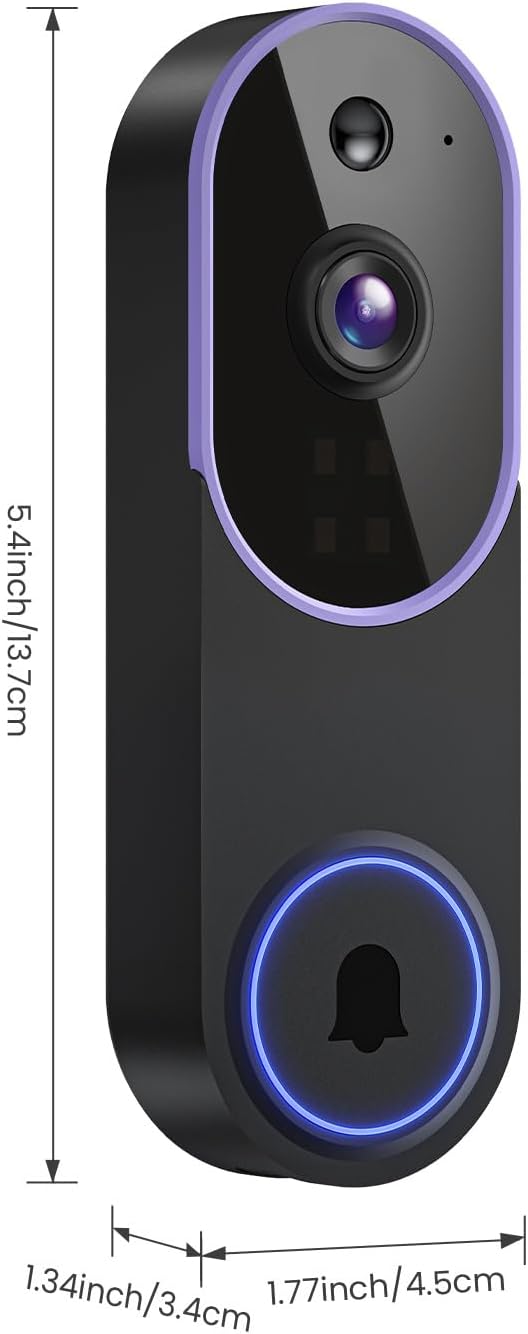 Smart 1080p Video Doorbell Camera - Image 2