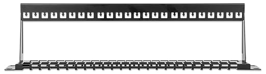 Intellinet 48-Port Blank 1U Keystone Patch Panel Rackmount – 19” Size - Image 5
