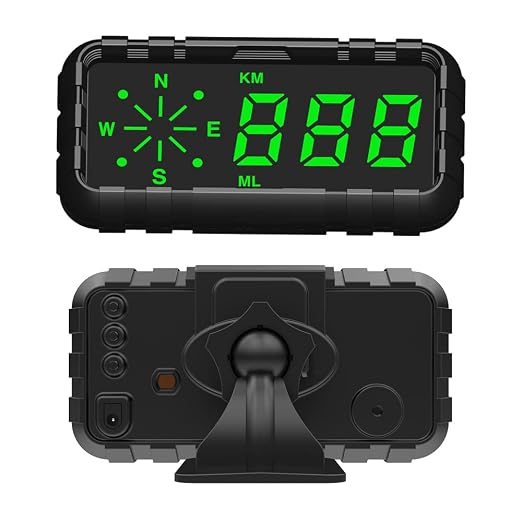 Car Headup Display GPS Digital Speedometer Compass - Image 2
