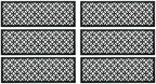 Stair Treads — 6 Pack 10x30 inch Lattice Links Rubber Stair Mats - Image 4