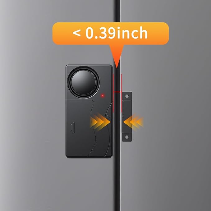 WSDCAM 110dB Door Alarm with Remote, Wireless Anti-Theft When Opened, Door - Image 2