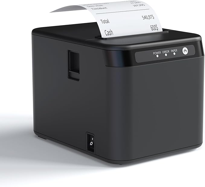 BISOFICE 80mm Receipt Printer ESC/POS Thermal Printer Desktop Direct Print by Bisofice