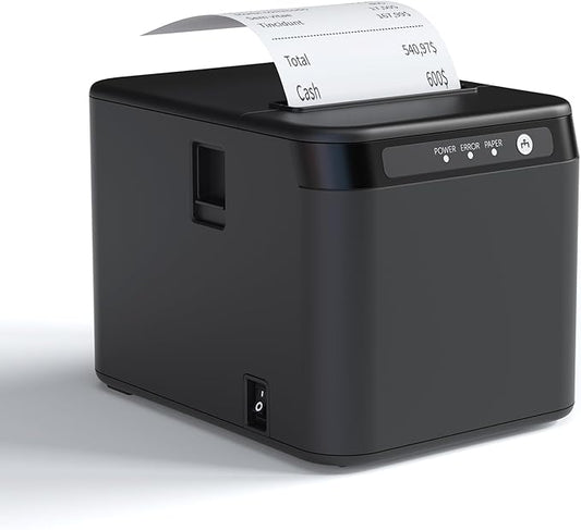 BISOFICE 80mm Receipt Printer ESC/POS Thermal Printer Desktop Direct Print by Bisofice