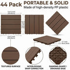 Weatherproof Interlocking Patio Tiles - Image 3