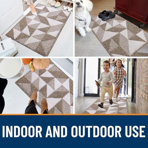 OLANLY Door Mat Indoor Entrance Washable 70x23, Odor-Free Low-Profile Front - Image 7