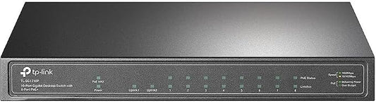 TP-Link 8 Port Gigabit PoE Switch | 8 PoE+ Ports @63W, w/ 1 Uplink Gigabit Port by TP-Link