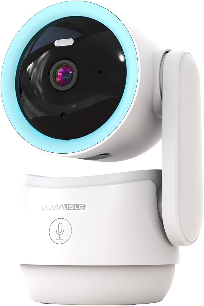 Indoor PTZ Security Camera, 2K 3MP Pan-Tilt by Unknown