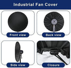 Industrial Heavy Duty Waterproof & Dustproof Fan Cover - Image 4