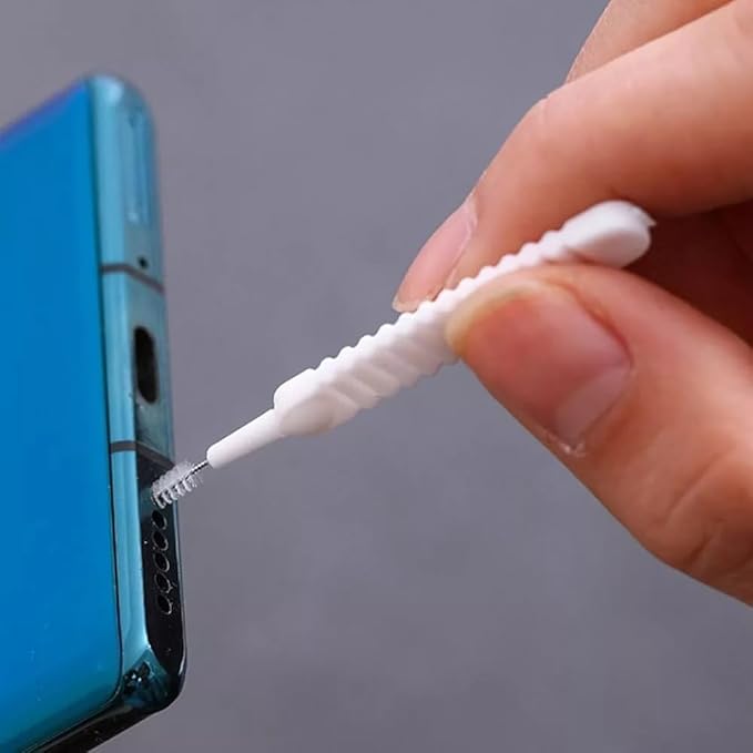 10 Pack Phone Charge Port Cleaning Tool kit, Anti-Clogging Mini Brushes Cleaner - Image 3