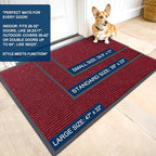 OLANLY Front Door Mat 35x23, Waterproof Heavy-Duty Indoor Outdoor Doormat - Image 2