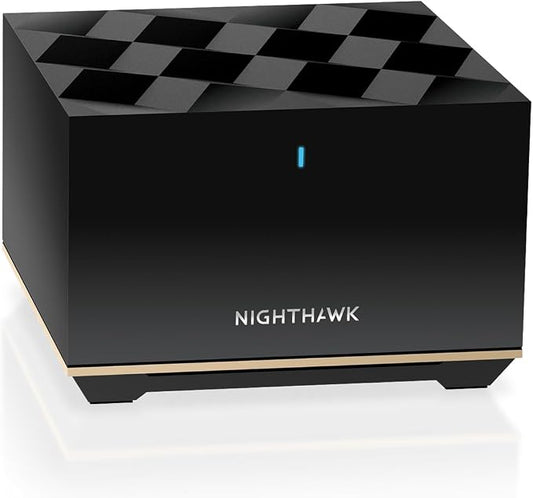 NETGEAR Nighthawk Tri-Band Whole Home Mesh WiFi 6E Add-on Satellite – Works by NETGEAR