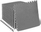 ProsourceFit Exercise Puzzle Mat ½-inch, EVA Interlocking Foam Floor Tiles by ProsourceFit