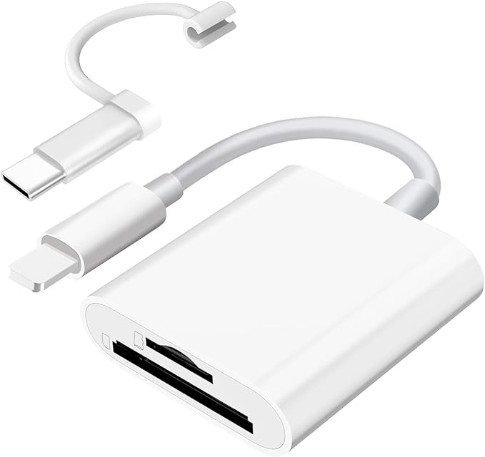 SD Card Reader for iPhone iPad Camera by SUNTRSI